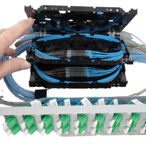 empalmes de fibra